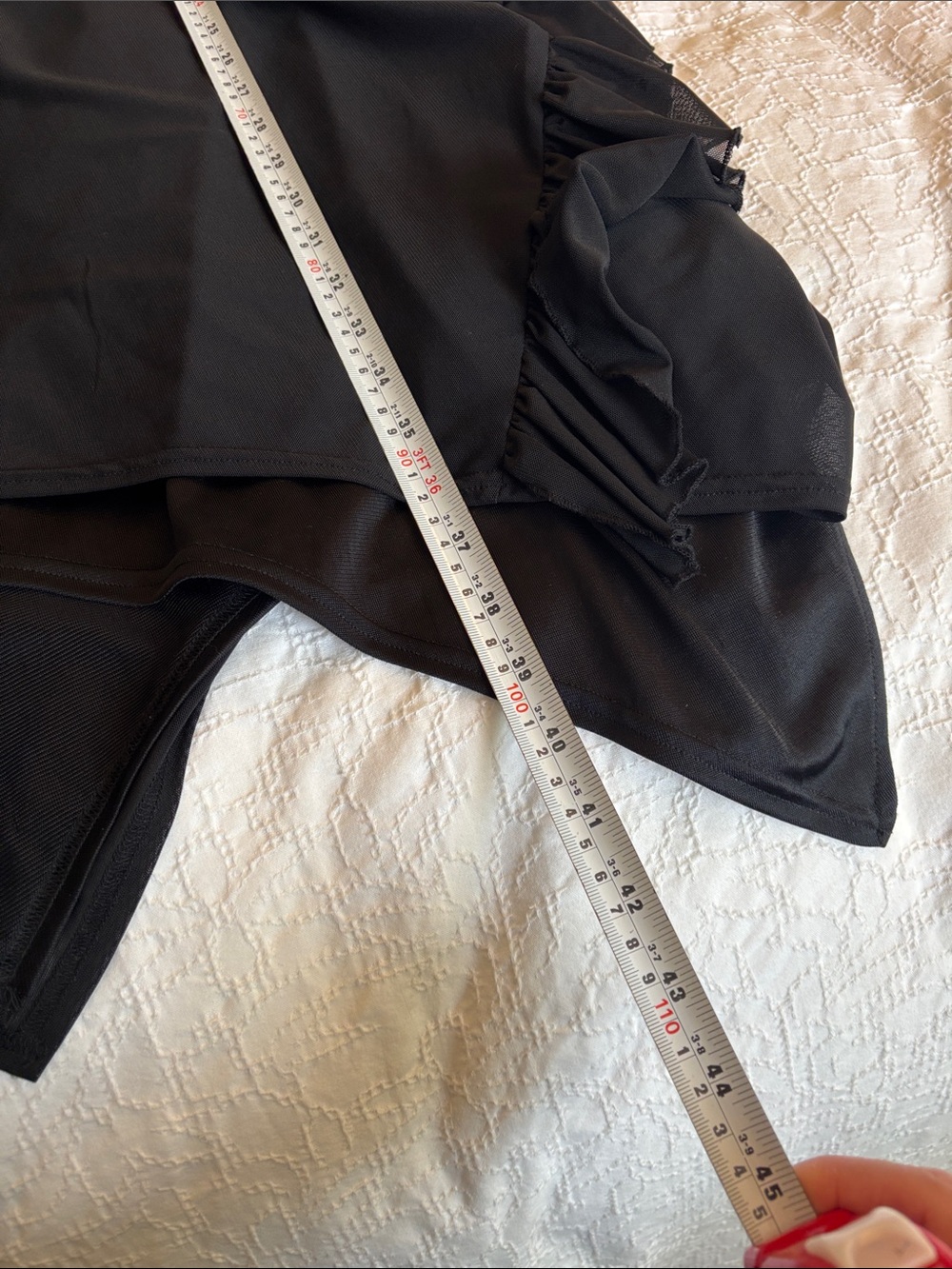 Vintage Simon Chang Asymmetrical little Black Dress formal, quiet luxury - Picture 13 of 14